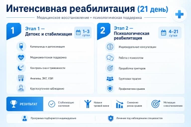 Реабилитация за 21 день в Старом Осколе